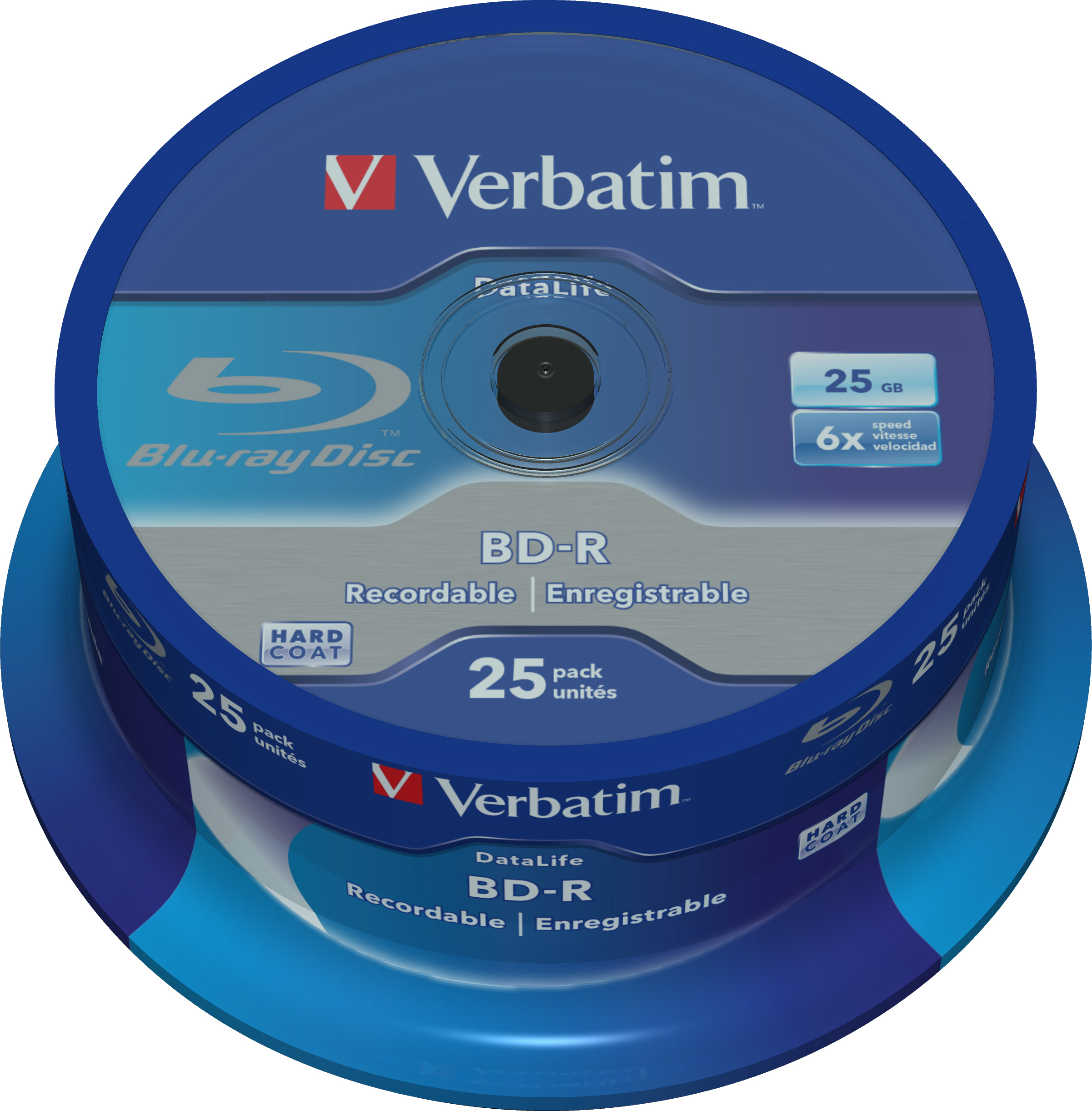 Verbatim DataLife - 25 x BD-R - 25 GB 6x - Spindel