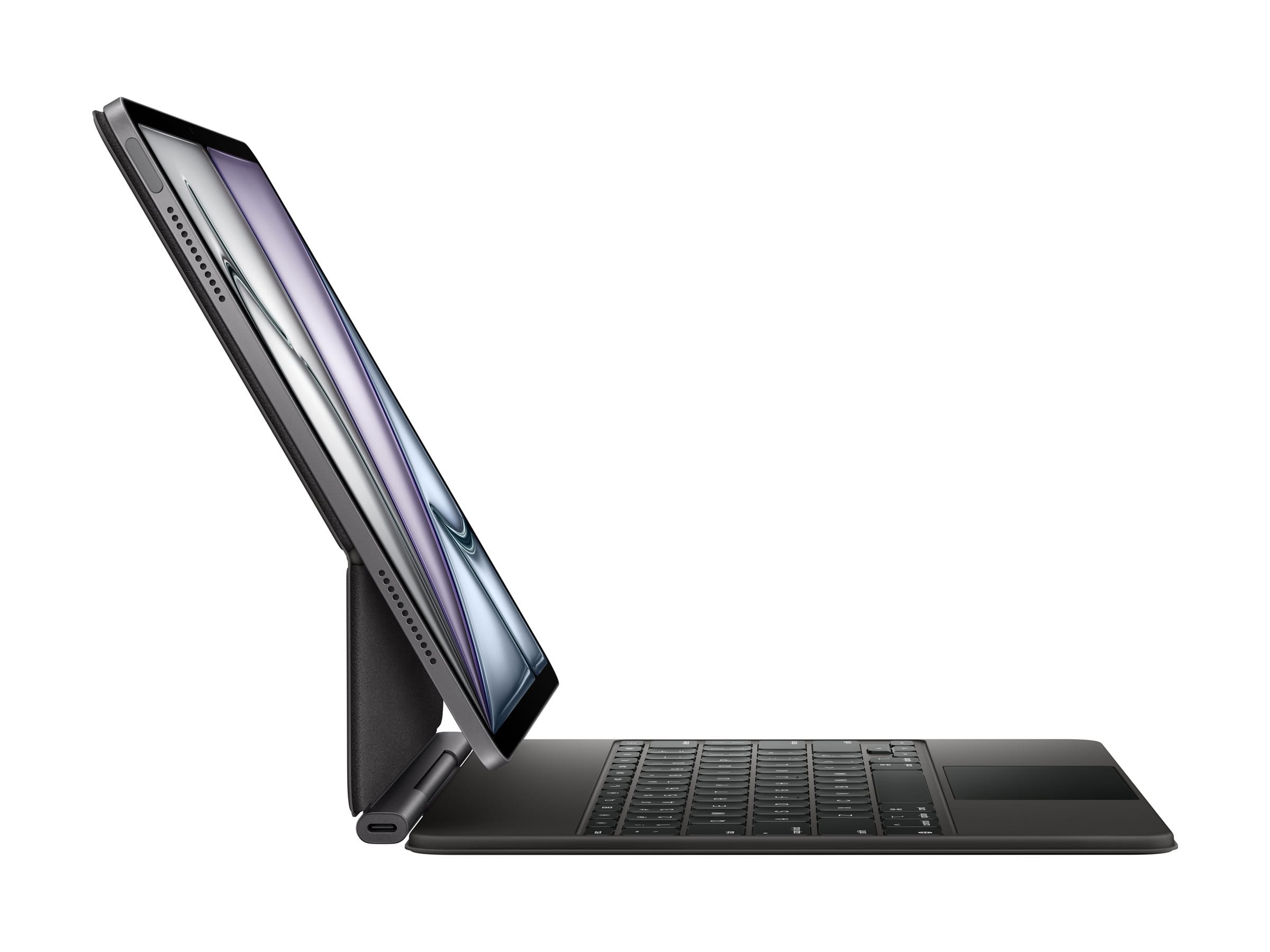 Apple Magic Keyboard - Tastatur und Foliohülle - mit Trackpad - Apple Smart connector - QWERTY - US-Englisch - Schwarz - für 13-inch iPad Air (M2, M3)