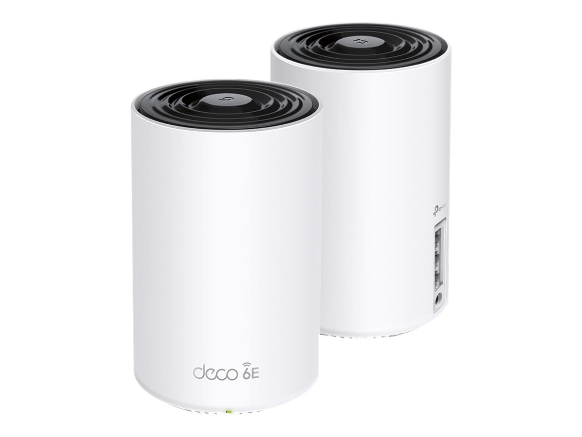 TP-LINK AXE5400 Tri-Band Mesh Wi-Fi 6E System, 2er Pack, Weiß, Intern, 510 m², 0 - 40 °C, -40 - 60 °C, 10 - 90%