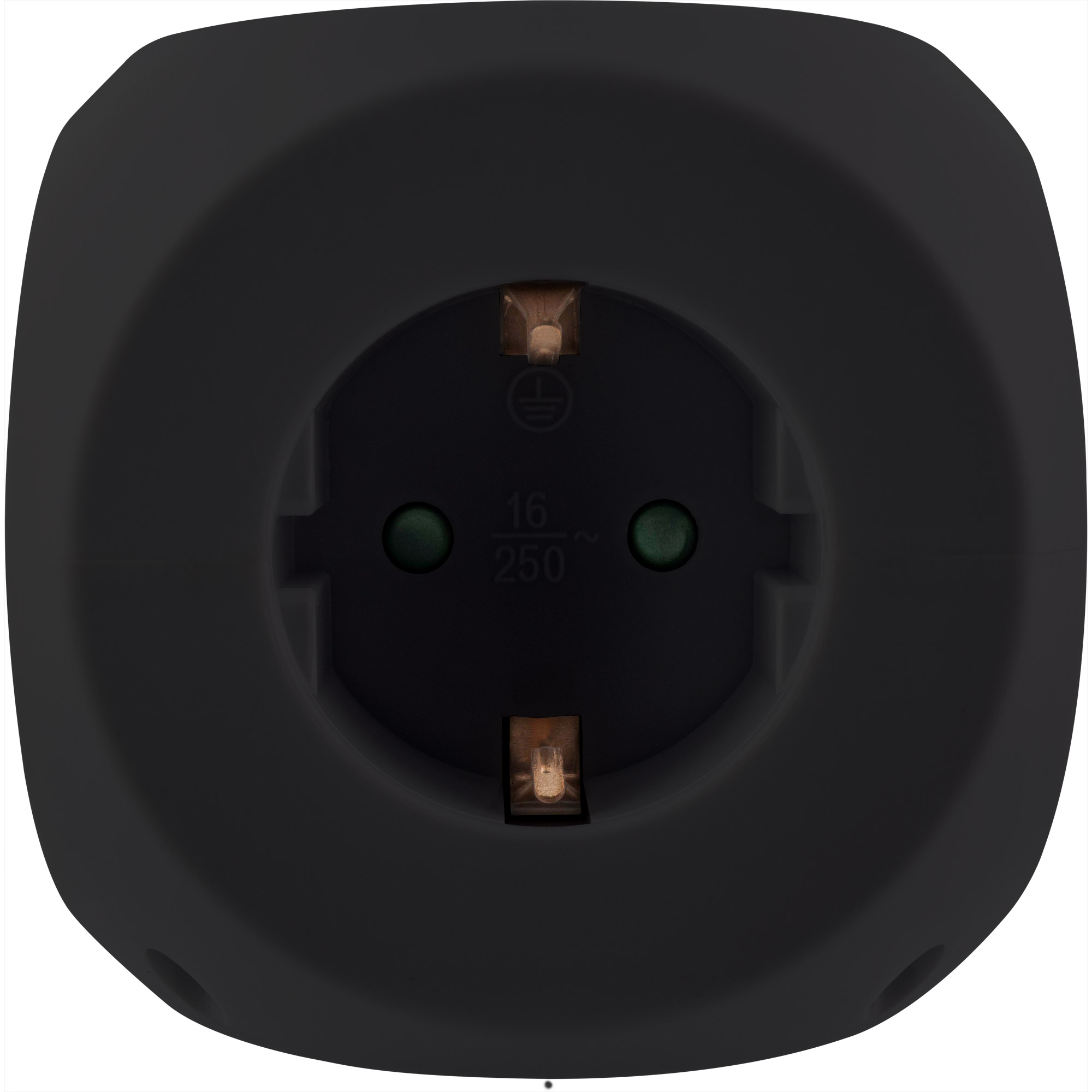InLine Charging Cube - 3x Schutzkontakt - 2x USB-C - 2x USB-A - schwarz - 2m