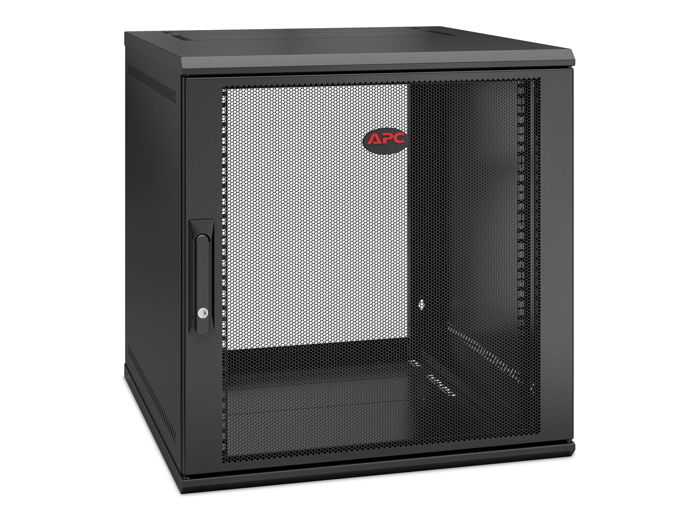 APC NetShelter WX AR112SH6 - Gehäuse - geeignet für Wandmontage - Schwarz - 12U - 48.3 cm (19")