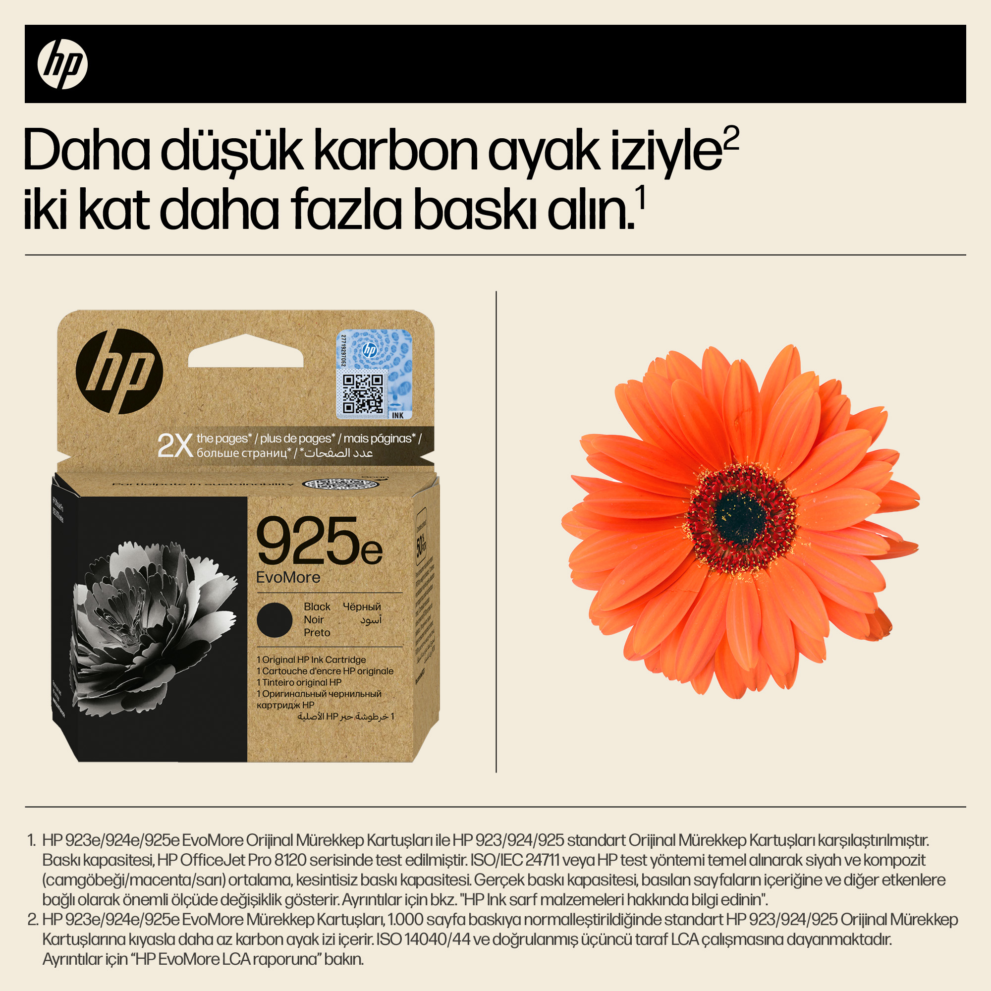 HP 925e EvoMore - Schwarz - original - Tintenpatrone