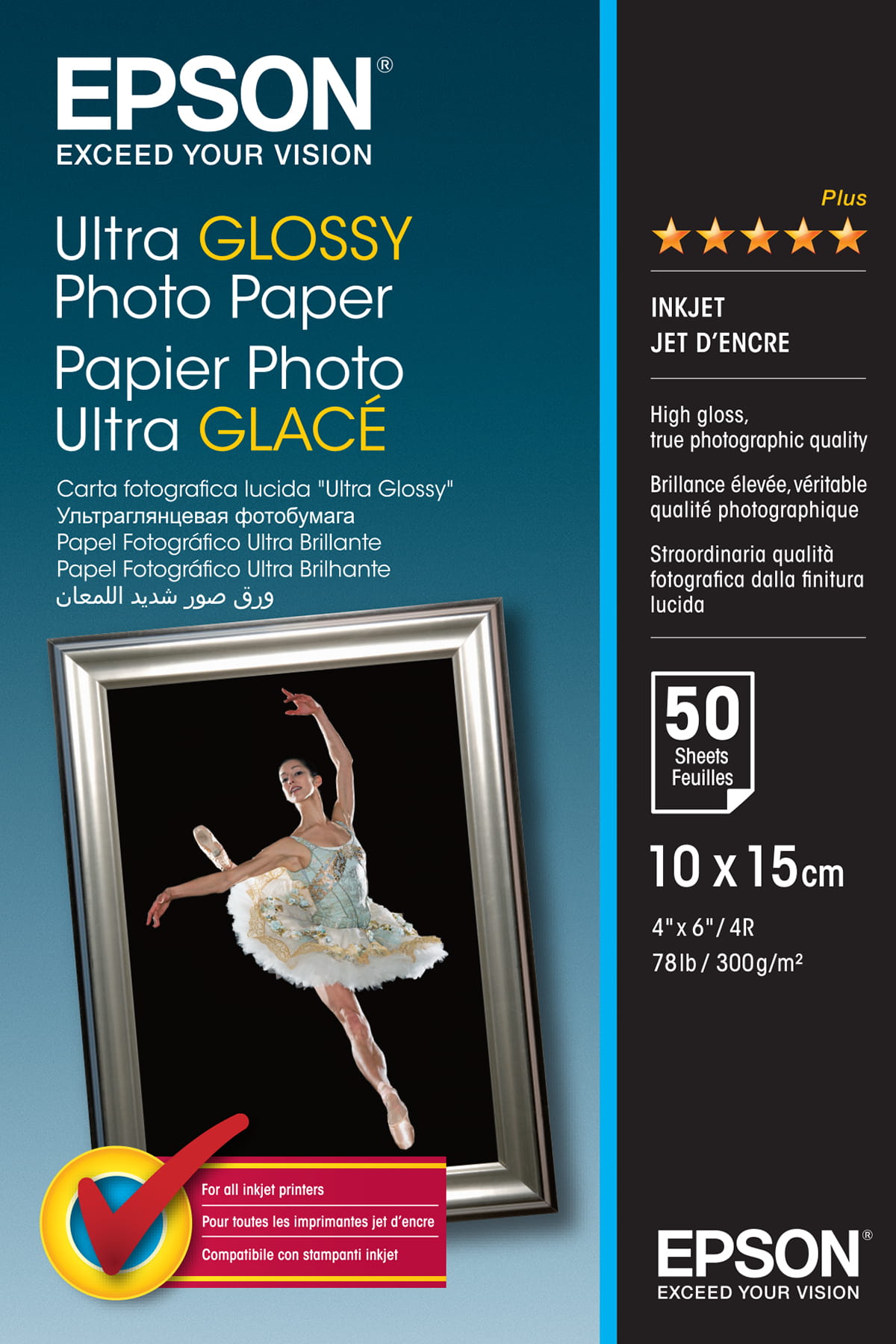 Epson Ultra Glossy Photo Paper - Glänzend - 100 x 150 mm