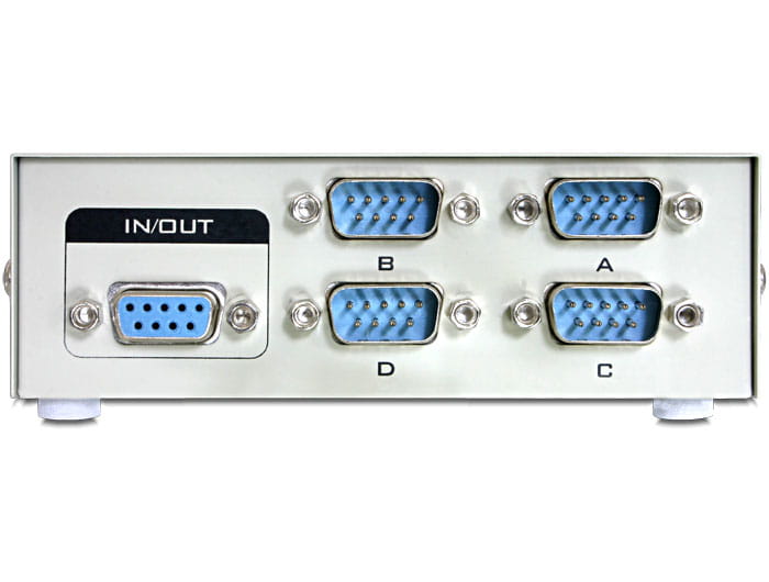 Delock Switch - 4 x seriell - Desktop