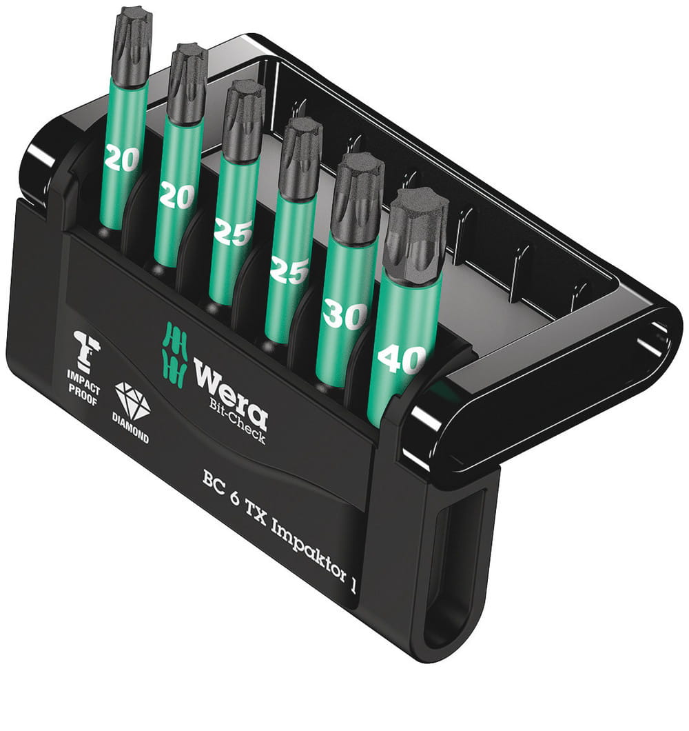 Wera Bit-Check 6 TX Impaktor 1 - Schraubenziehersatz