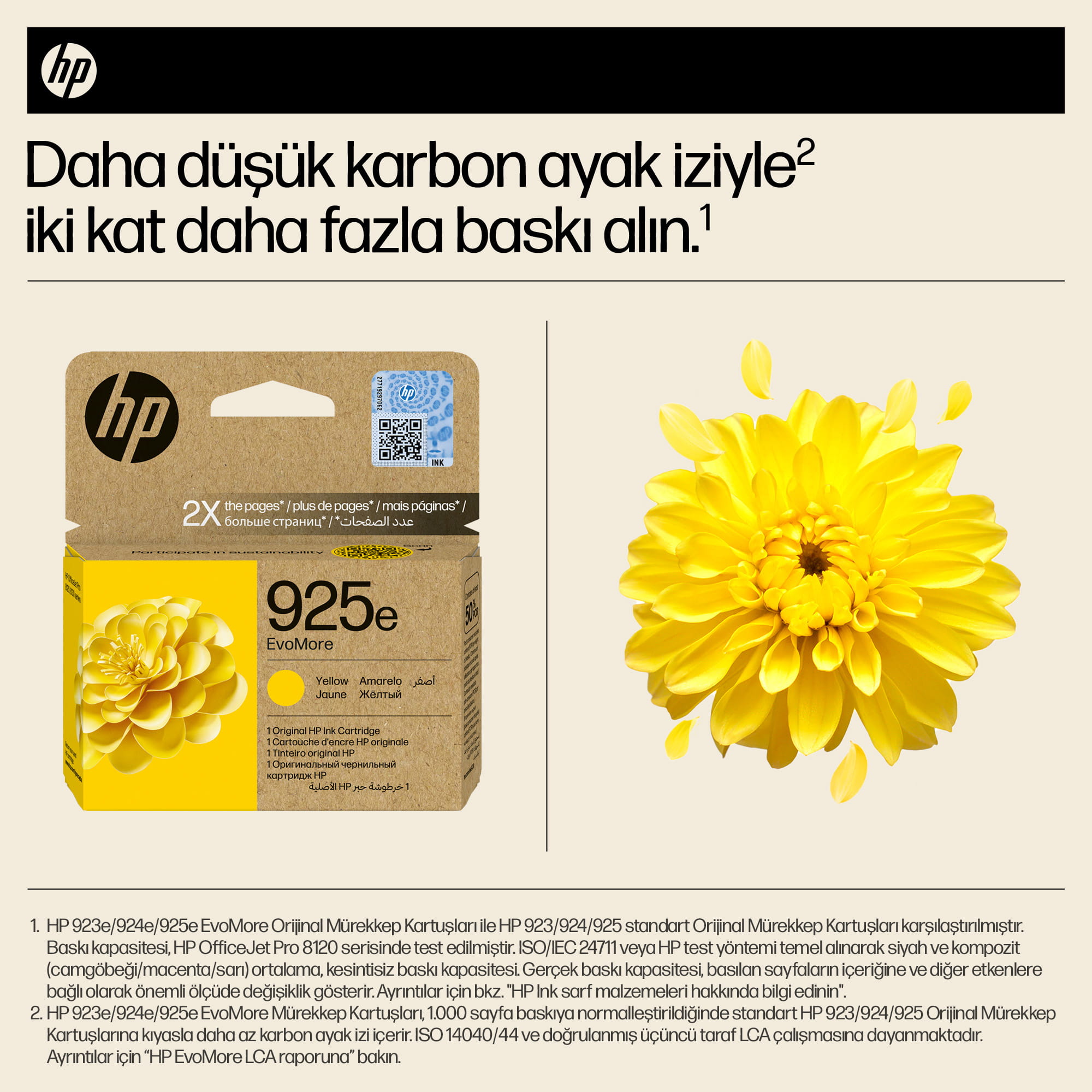 HP 925e EvoMore - Gelb - original - Tintenpatrone