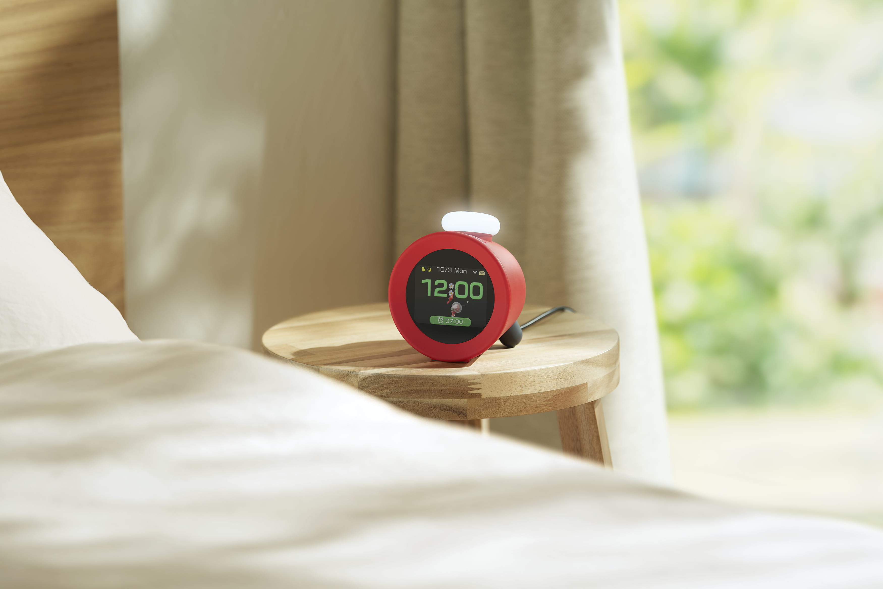 Nintendo Sound Clock Alarmo rot mit Bewegungssensor