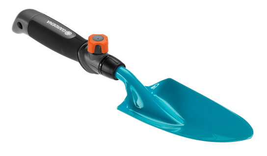 Gardena 08929-20, Gartenkelle, Duroplast, Stahl, Schwarz, Blau, Ergonomisch, Anti-Rutsch-Griff