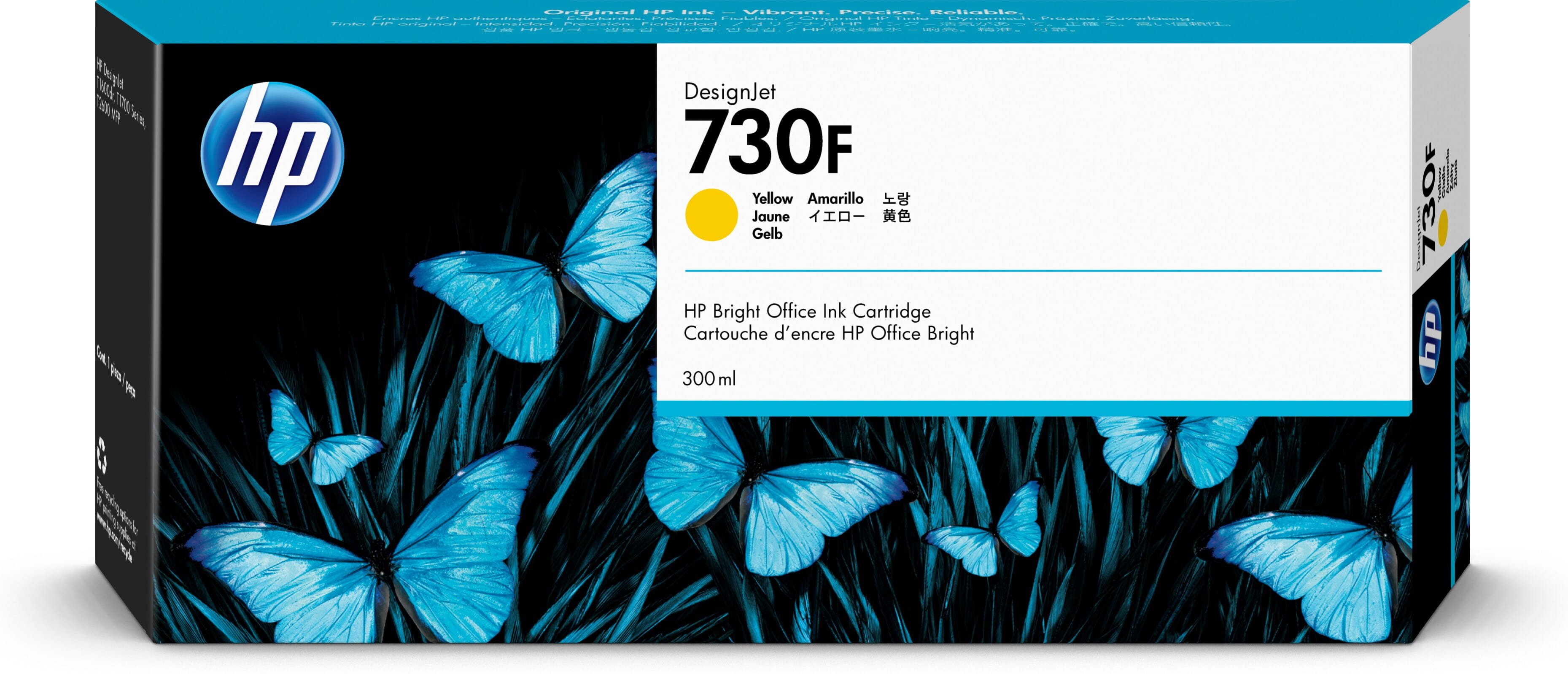 HP 730F - 300 ml - mit hoher Kapazität - Gelb