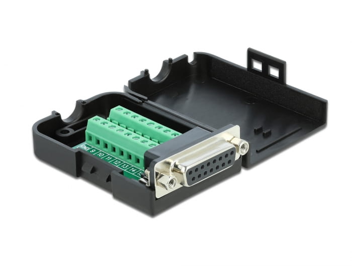 Delock VGA-Adapter - 15 pin D-Sub (DB-15) (W)