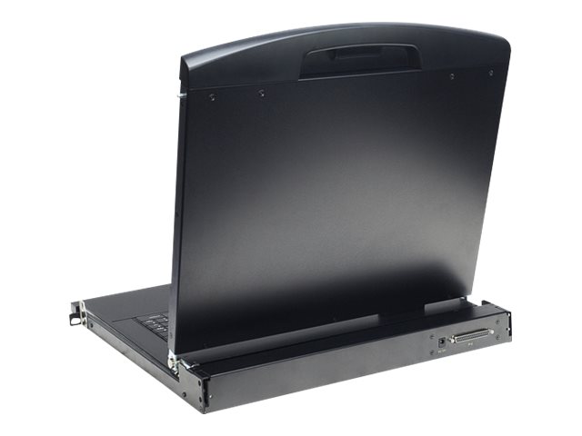 DIGITUS 19" LCD KVM Konsole, 8-Port CAT 5, deutsche Tastatur