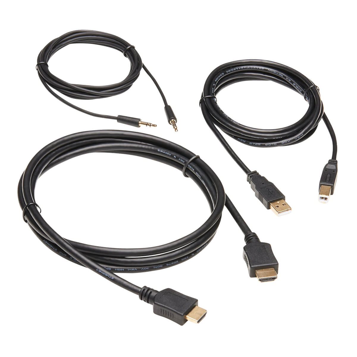 Tripp Eaton Tripp Lite Series HDMI KVM Cable Kit - 4K HDMI, USB 2.0, 3.5 mm Audio (M/M)