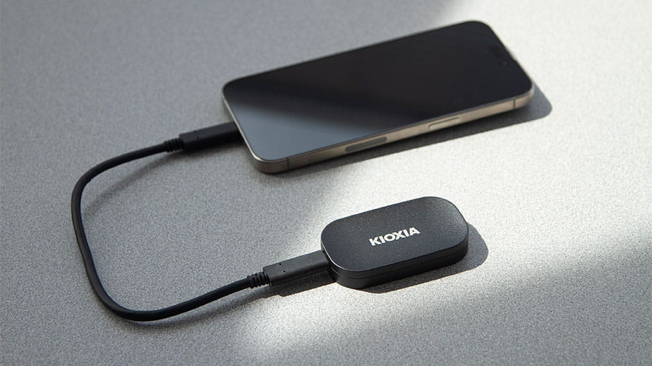 Kioxia EXCERIA PLUS G2 - SSD - verschlüsselt - 2 TB - extern (tragbar)