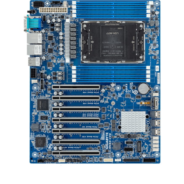 Gigabyte MS03-CE0, Intel, LGA 4677 (Socket E), Intel® Xeon®, DDR5-SDRAM, 256 GB, DIMM