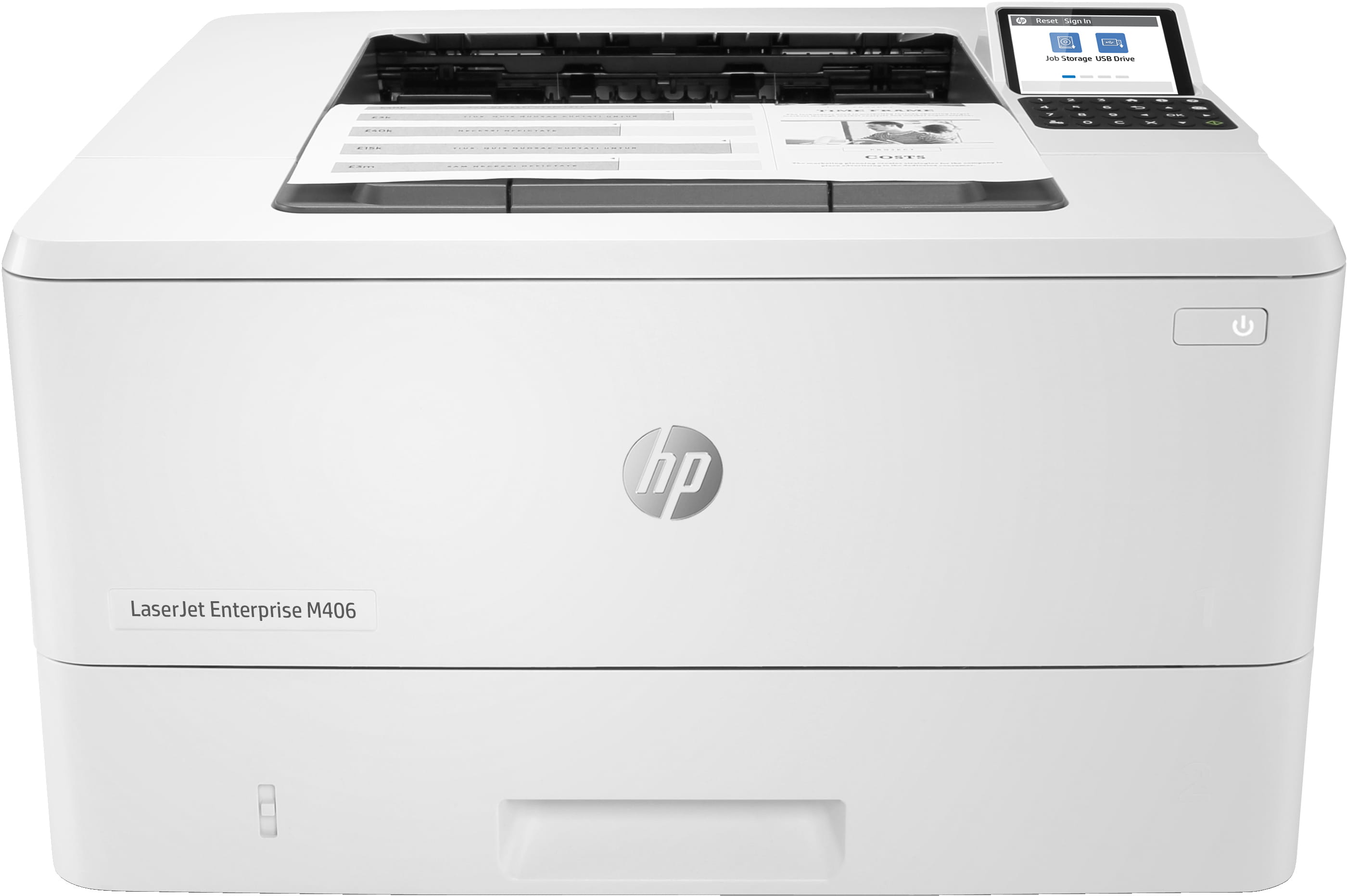 HP LaserJet Enterprise M406dn - Drucker - s/w