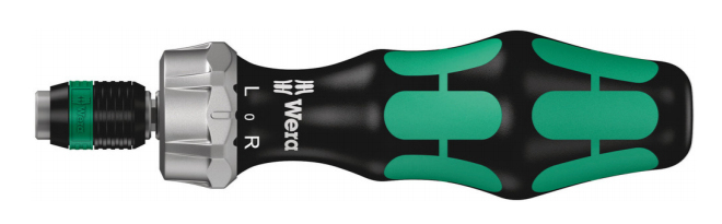 Wera 816 RA, Schwarz, Grün, Schwarz, Grün, 1/4", 204 g