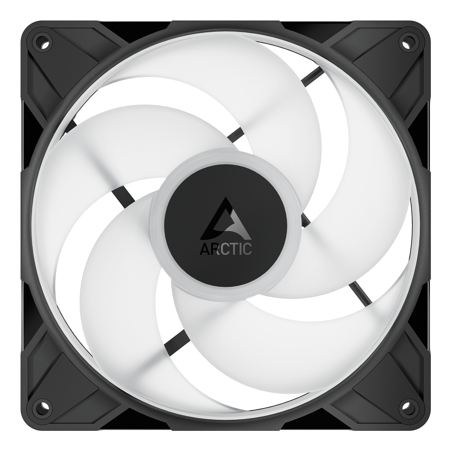 Arctic Freezer P14 Pro Reverse A-RGB - 140 mm A-RGB PWM-Lüfter mit Kabelsplitter, Ventilator, 14 cm, 166,5 m³/h, Schwarz