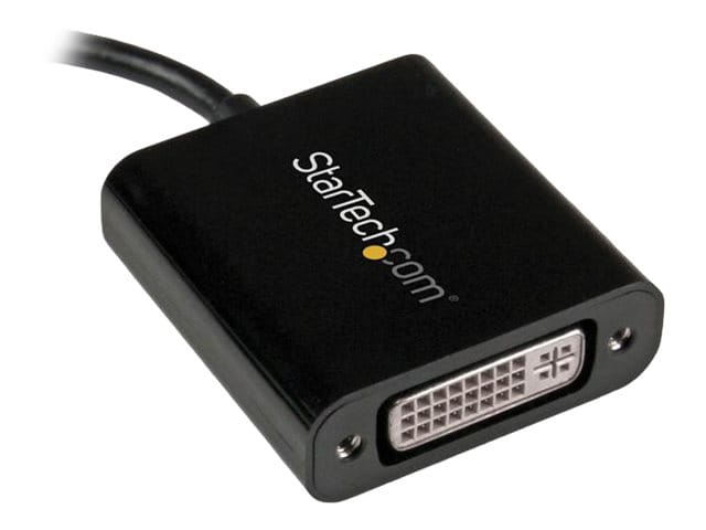StarTech.com USB C to DVI Adapter - Black - 1920x1200 - USB Type C Video Converter for Your DVI D Display / Monitor / Projector (CDP2DVI)