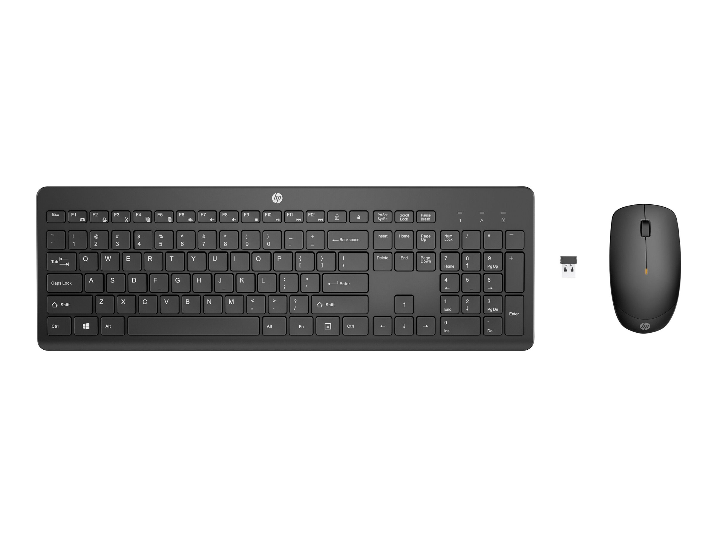 HP 235 - Tastatur-und-Maus-Set - 3-Zonen-Layout