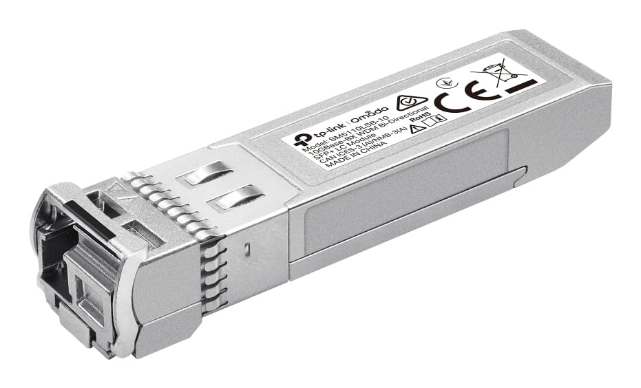 TP-LINK Omada SM5110LSB-10 V1 - SFP+-Transceiver-Modul - 10GbE - 10GBase-BX - LC/UPC Einzelmodus - bis zu 10 km - 1270 (TX)