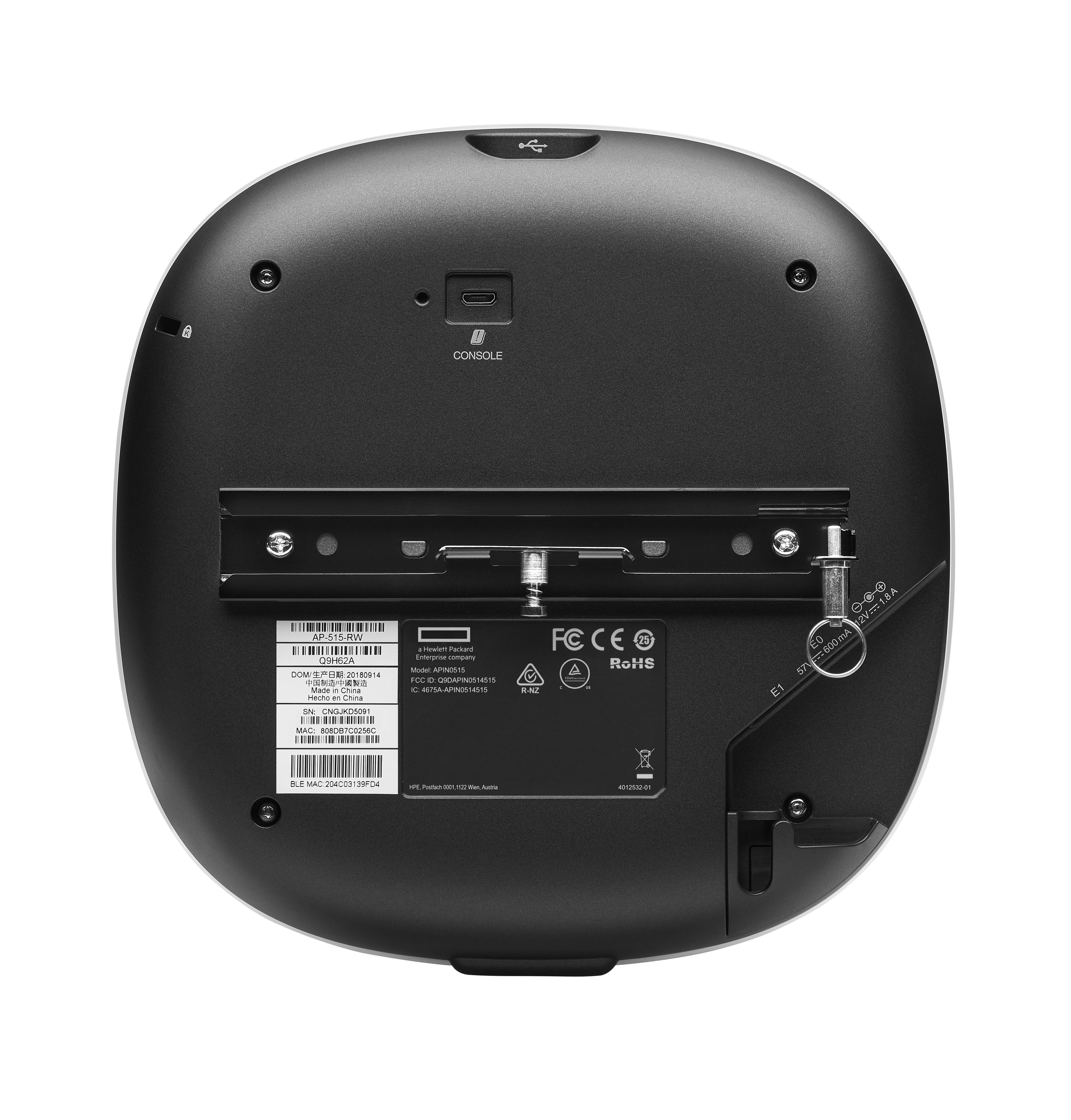 HPE Aruba Networking AP-515 (RW) - Campus - Accesspoint - Wi-Fi 6 - Bluetooth - 2.4 GHz, 5 GHz - BTO - Wand- / Deckenmontage (Packung mit 10)