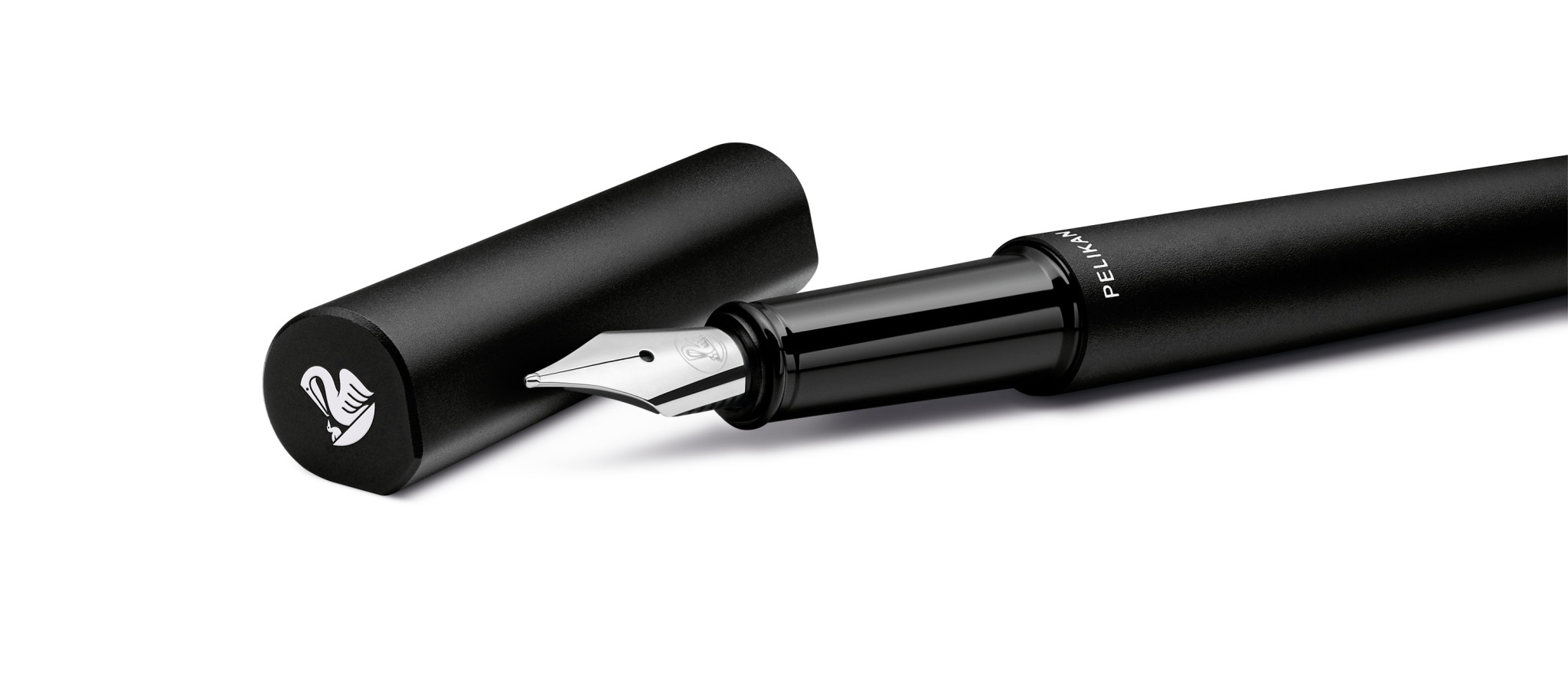 Pelikan 823593, Schwarz, Kartuschenfüllsystem, Blau, Edelstahl, Medium, 1 Stück(e)