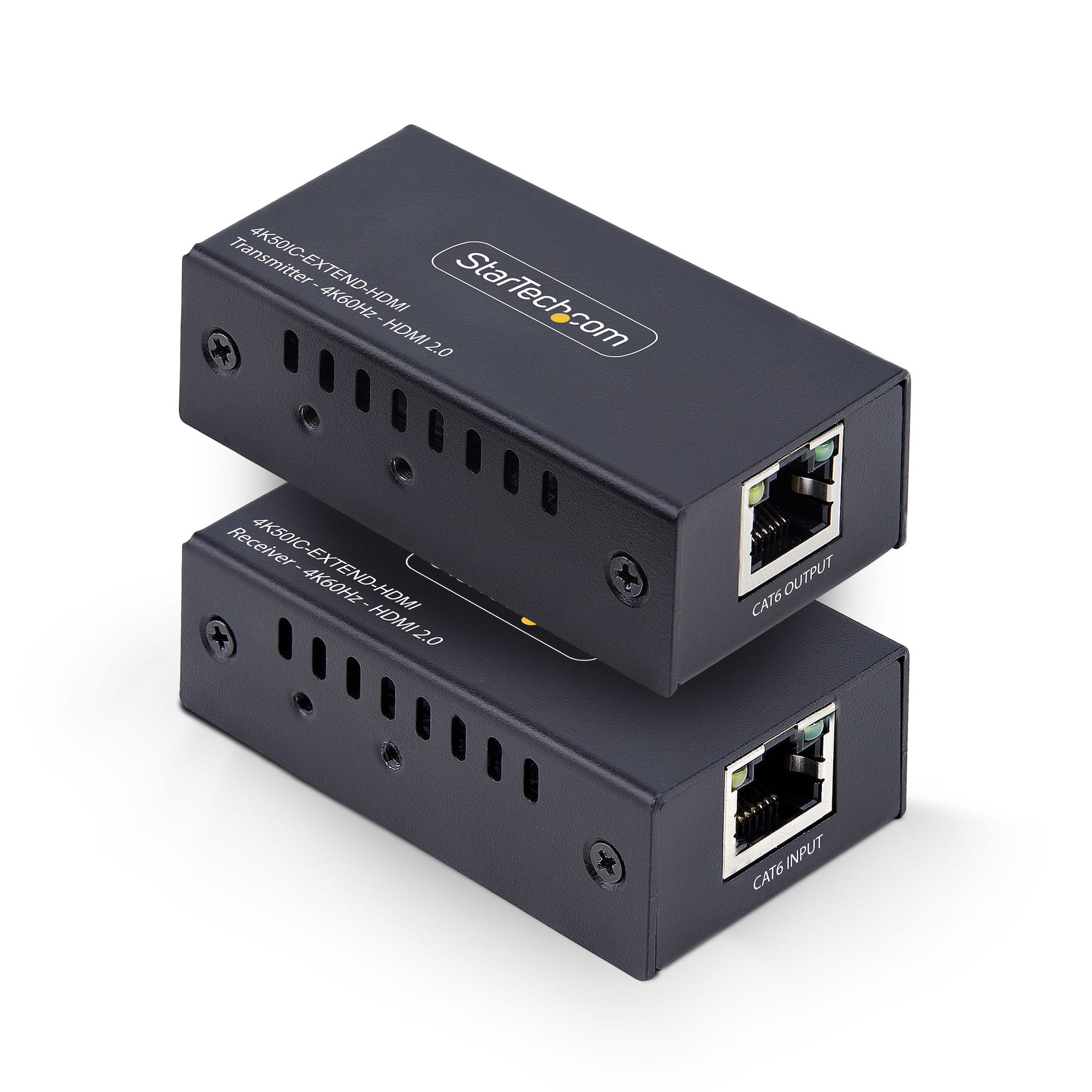 StarTech.com HDMI Extender Over CAT5e/6 Kit, 4K 60Hz, Up to 200ft (60m)