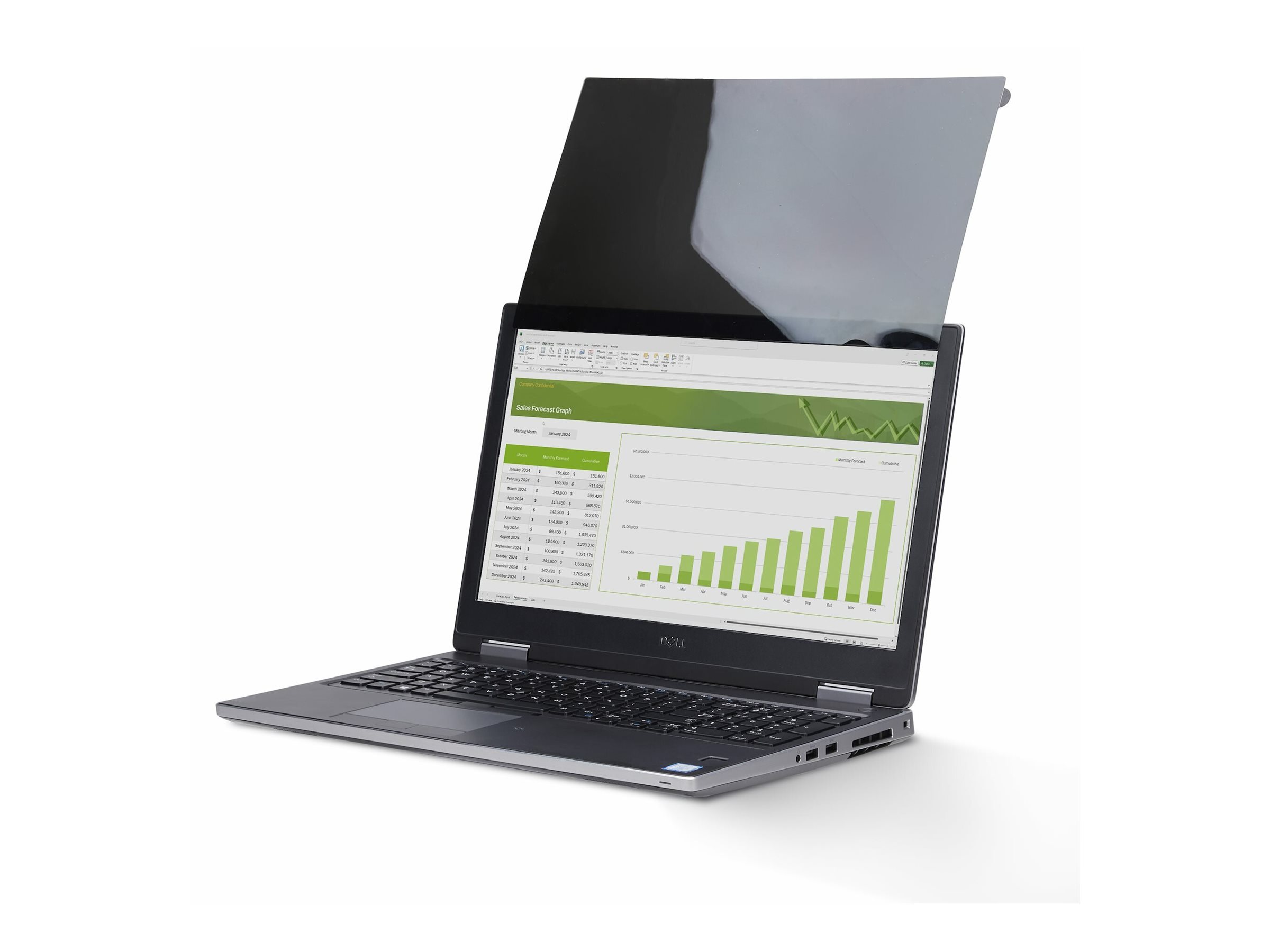 StarTech.com 12,1" 16:10 Touch Laptop Sichtschutz, Blickschutz, Flip-Up - Blickschutzfilter für Notebook (horizontal)