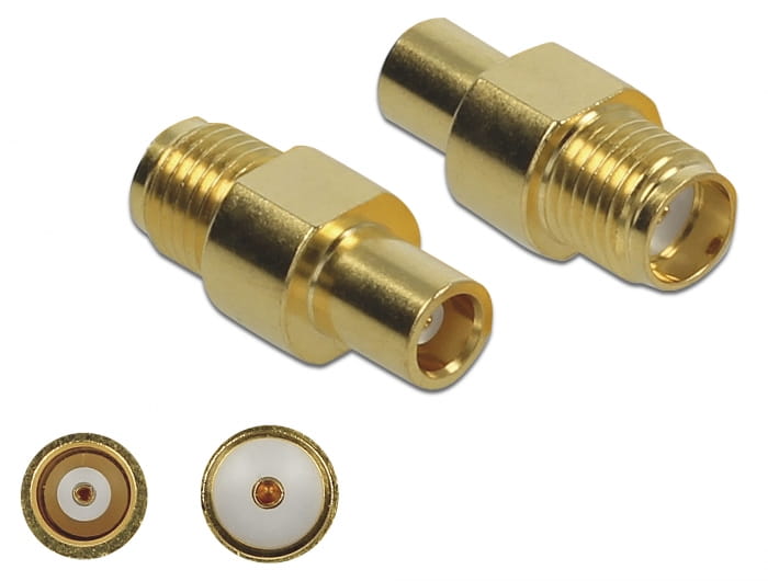 Delock Antennenadapter - SMA Gefäß zu MCX Gefäß