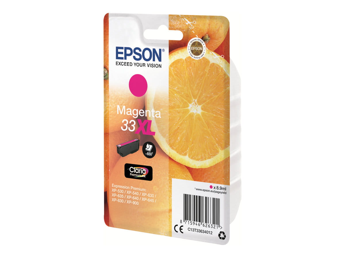 Epson 33XL - 8.9 ml - XL - Magenta - original