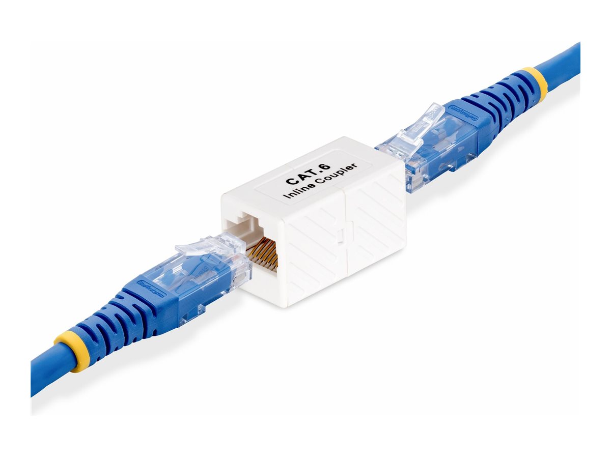 StarTech.com RJ45 Kupplung, Inline Cat6 Kupplung, Lankabel Verlängerung - Netzwerkkoppler - RJ-45 (W)