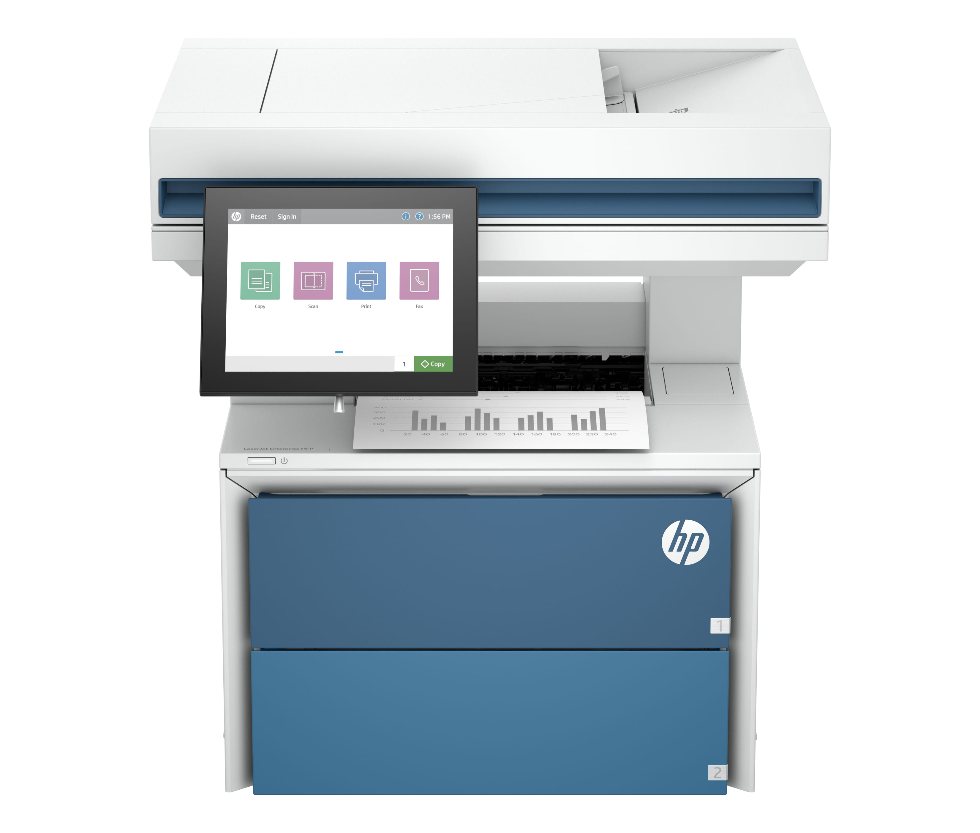 HP LaserJet Enterprise MFP 5602dn - Multifunktionsdrucker - s/w - Laser - Legal (216 x 356 mm)