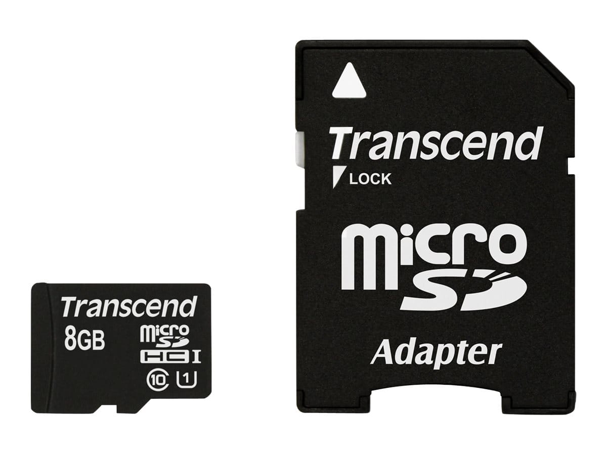 Transcend Premium - Flash-Speicherkarte (microSDHC/SD-Adapter inbegriffen)