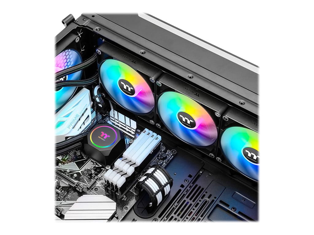 Thermaltake TH420 ARGB Sync - Snow Edition - Prozessor-Flüssigkeitskühlsystem - (für: LGA1156, AM2, AM2+, AM3, LGA1155, AM3+, LGA2011, FM1, FM2, LGA1150, LGA2011-3, LGA1151, AM4, LGA2066, LGA1200, LGA1700, AM5)
