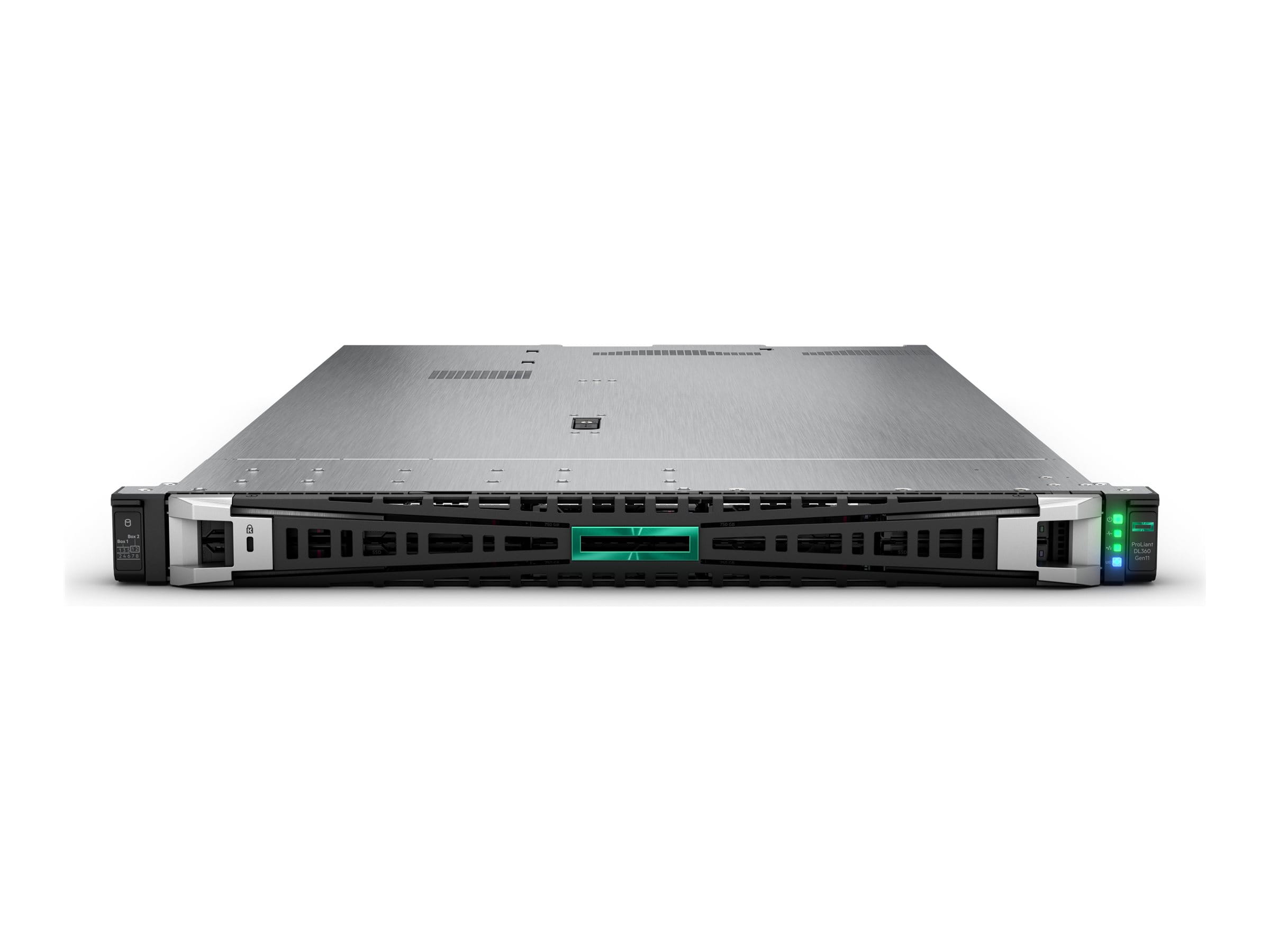 HPE ProLiant DL360 Gen11 Network Choice - 1U - zweiweg - 1 x Xeon Silver 4509Y / 2.6 GHz - RAM 32 GB - SATA/SAS/PCI Express - Hot-Swap 6.4 cm (2.5")