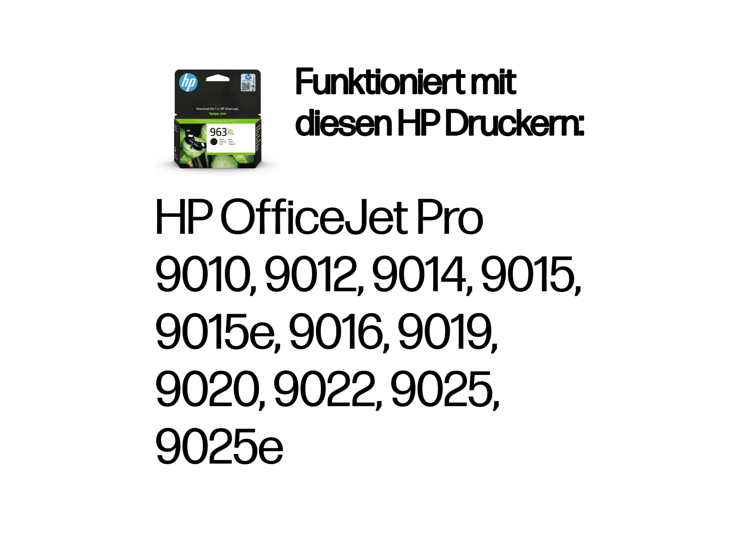 HP 963XL - 42.5 ml - Hohe Ergiebigkeit - Schwarz