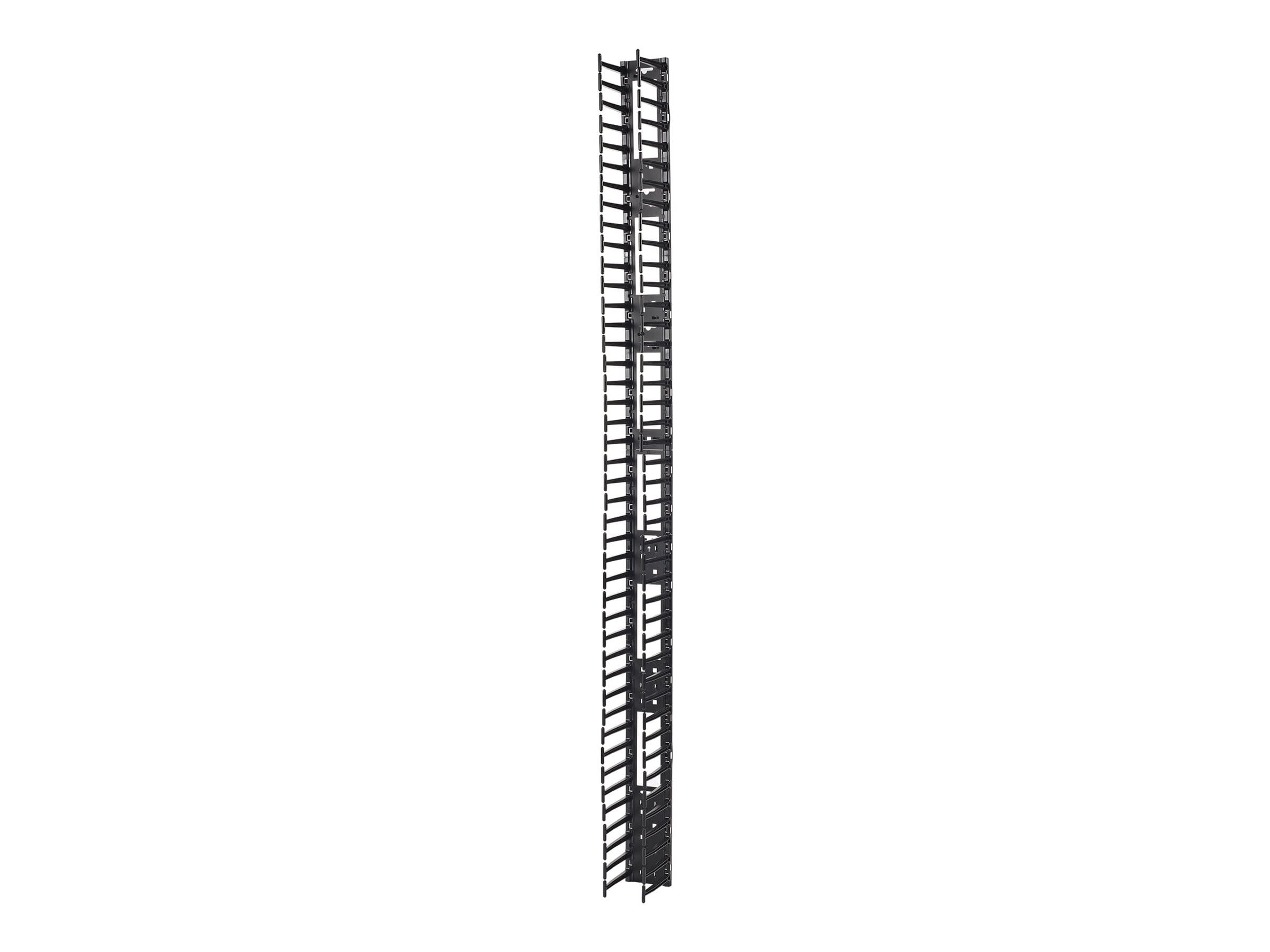 APC Rack - Kabelführungssatz - Schwarz - 45U - TAA-konform (Packung mit 2)
