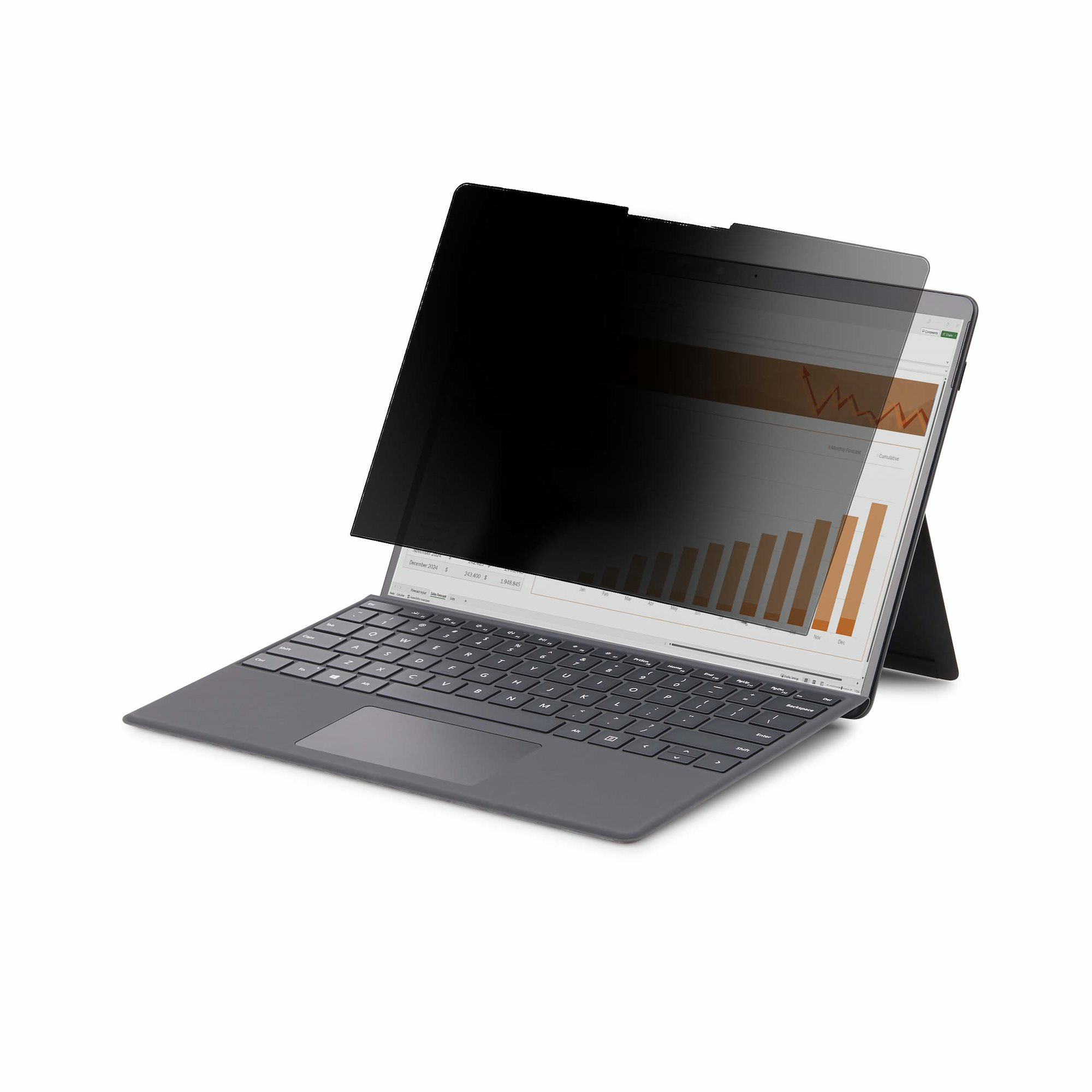 StarTech.com 4-Wege Laptop Sichtschutz für 12,4" Surface Laptop Go, Touch - Blickschutzfilter für Notebook (horizontal)
