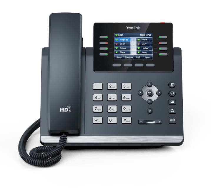 Yealink SIP-T44U - VoIP-Telefon mit Rufnummernanzeige