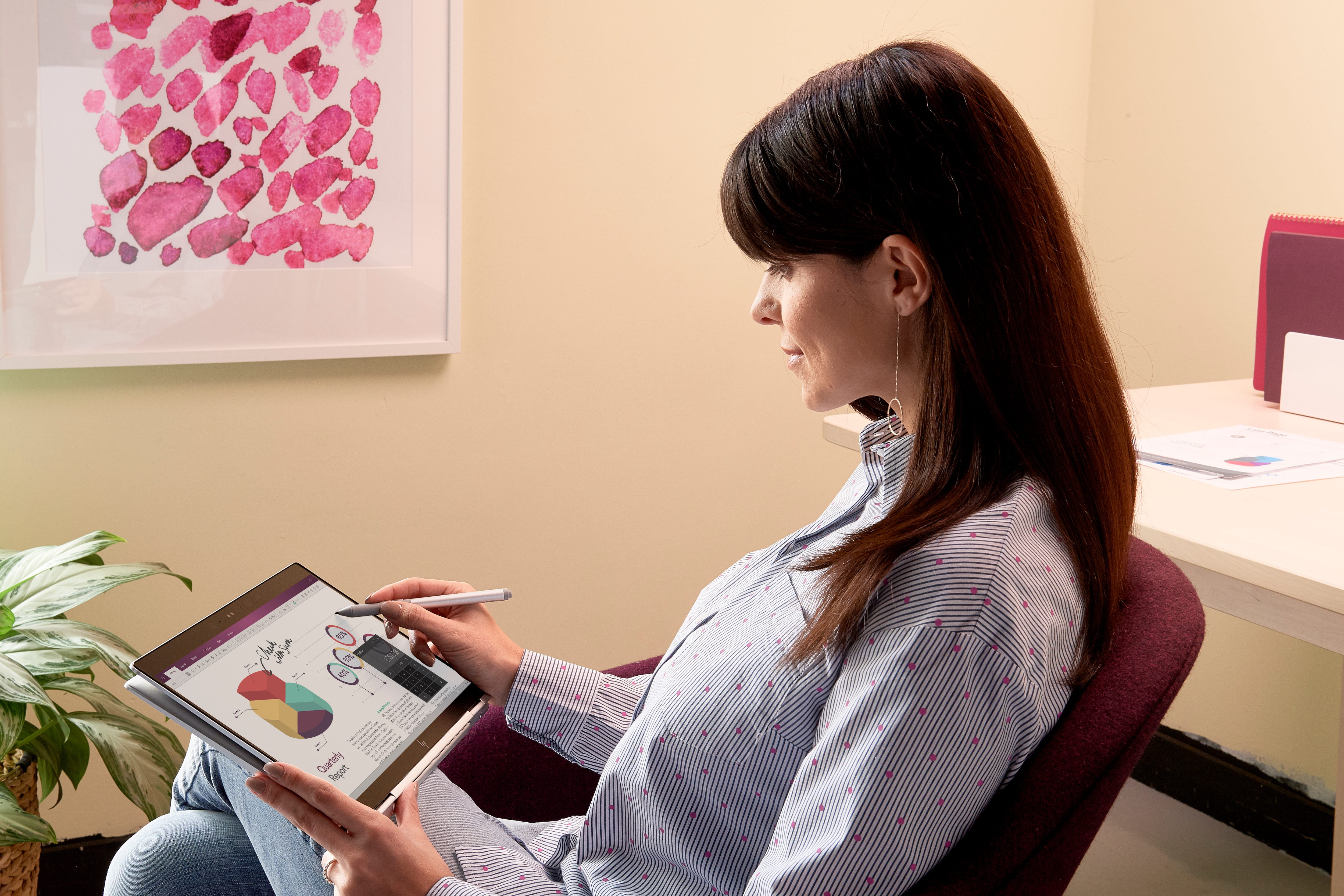 HP Active Pen G3 - Digitaler Stift - 3 Tasten