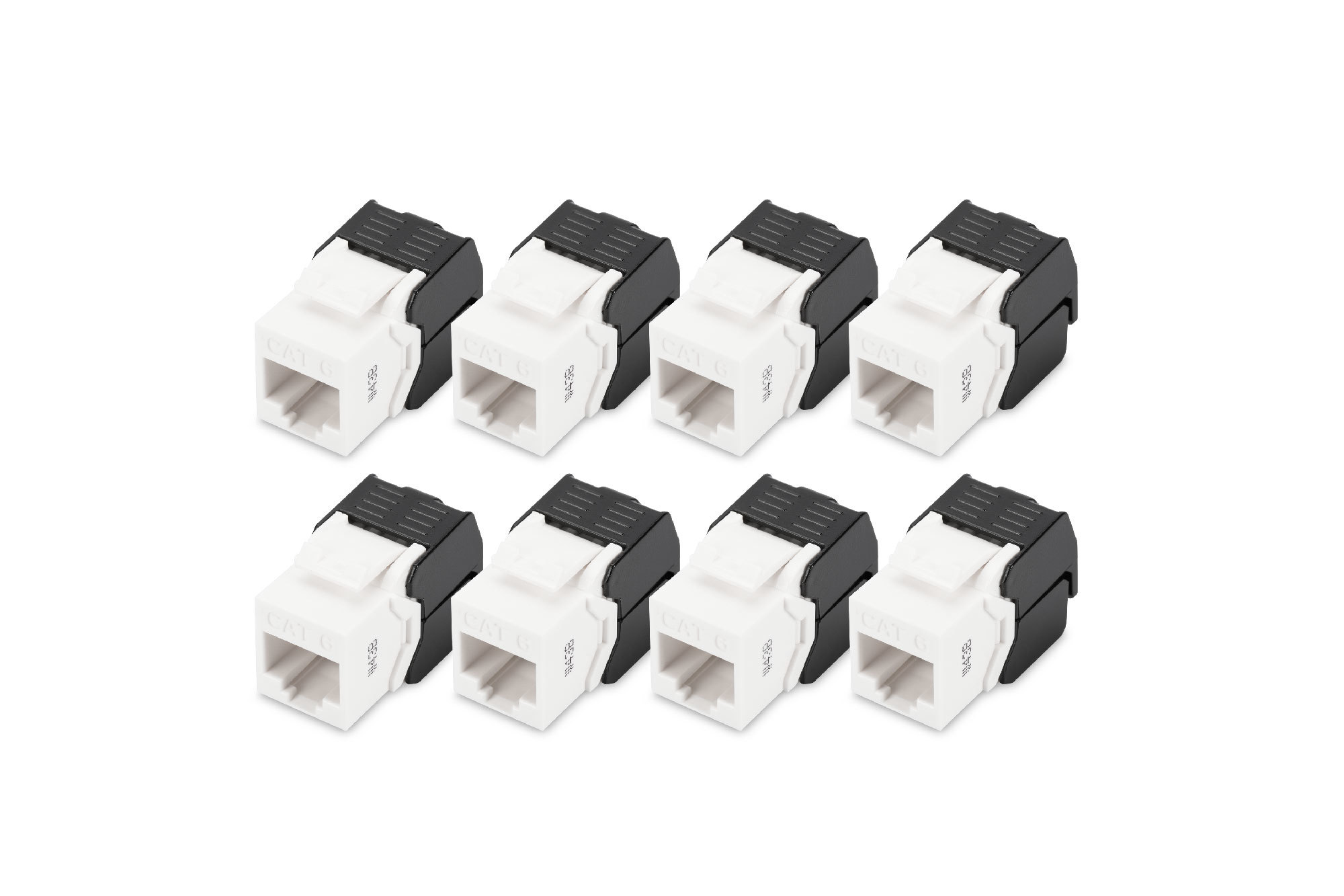 DIGITUS CAT 6 Keystone Modul, ungeschirmt - 8 Stk.