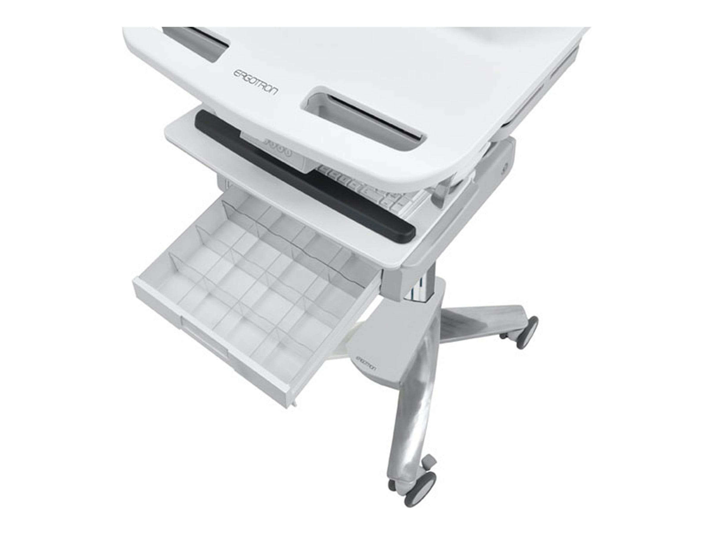Ergotron Wagen - offene Architektur - für Notebook / PC-Ausrüstung - medizinisch - Kunststoff, Aluminium, verzinker Stahl - Grau, weiß, Polished Aluminum - Bildschirmgröße: bis zu 43,9 cm (17,3" Breitbild) Ergotron Wagen - offene Architektur - für Notebook / PC-Ausrüstung - medizinisch - Kunststoff, Aluminium, verzinker Stahl - Grau, weiß, Polished Aluminum - Bildschirmgröße: bis zu 43,9 cm (17,3" Breitbild)