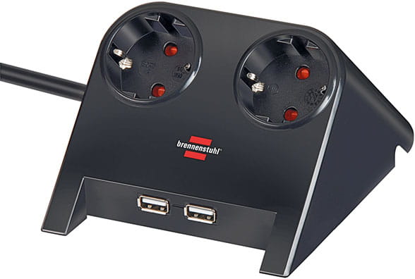 Brennenstuhl Desktop-Power USB-Charger - Steckdosenleiste