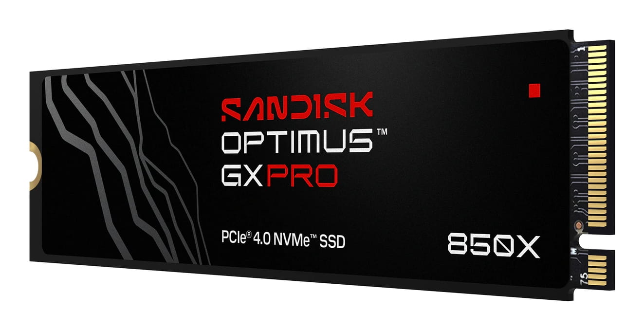 SanDisk Optimus GX PRO 850X - SSD - verschlüsselt - 1 TB - intern - M.2 2280 S3-M (M.2 2280 S3-M)