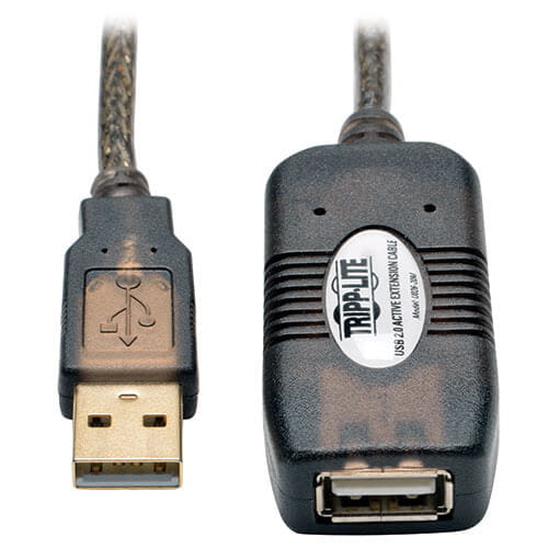 Tripp Eaton Tripp Lite Series 20M USB 2.0 Hi-Speed Active Extension Repeater Cable USB-A M/F 65' 65ft 20 Meter - USB-Verlängerungskabel - USB (M)