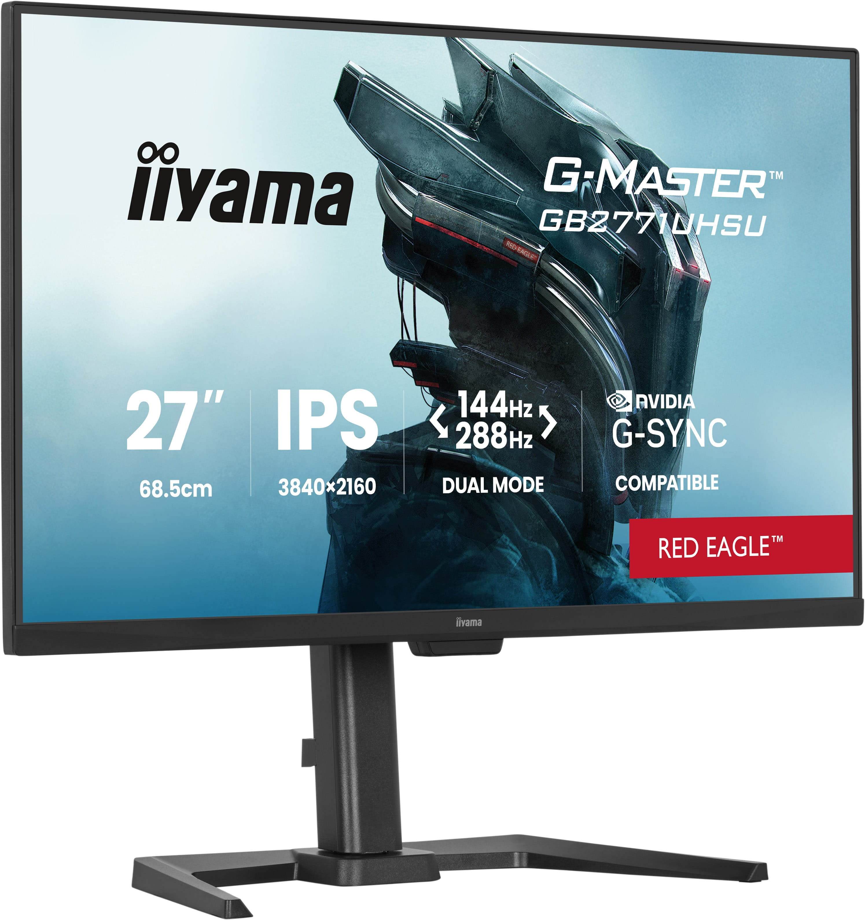 Iiyama G-MASTER Red Eagle GB2771UHSU-B1 - LED-Monitor - Gaming - 68.6 cm (27")