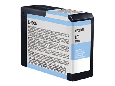 Epson T5805 - 80 ml - hell Cyan - original - Tintenpatrone