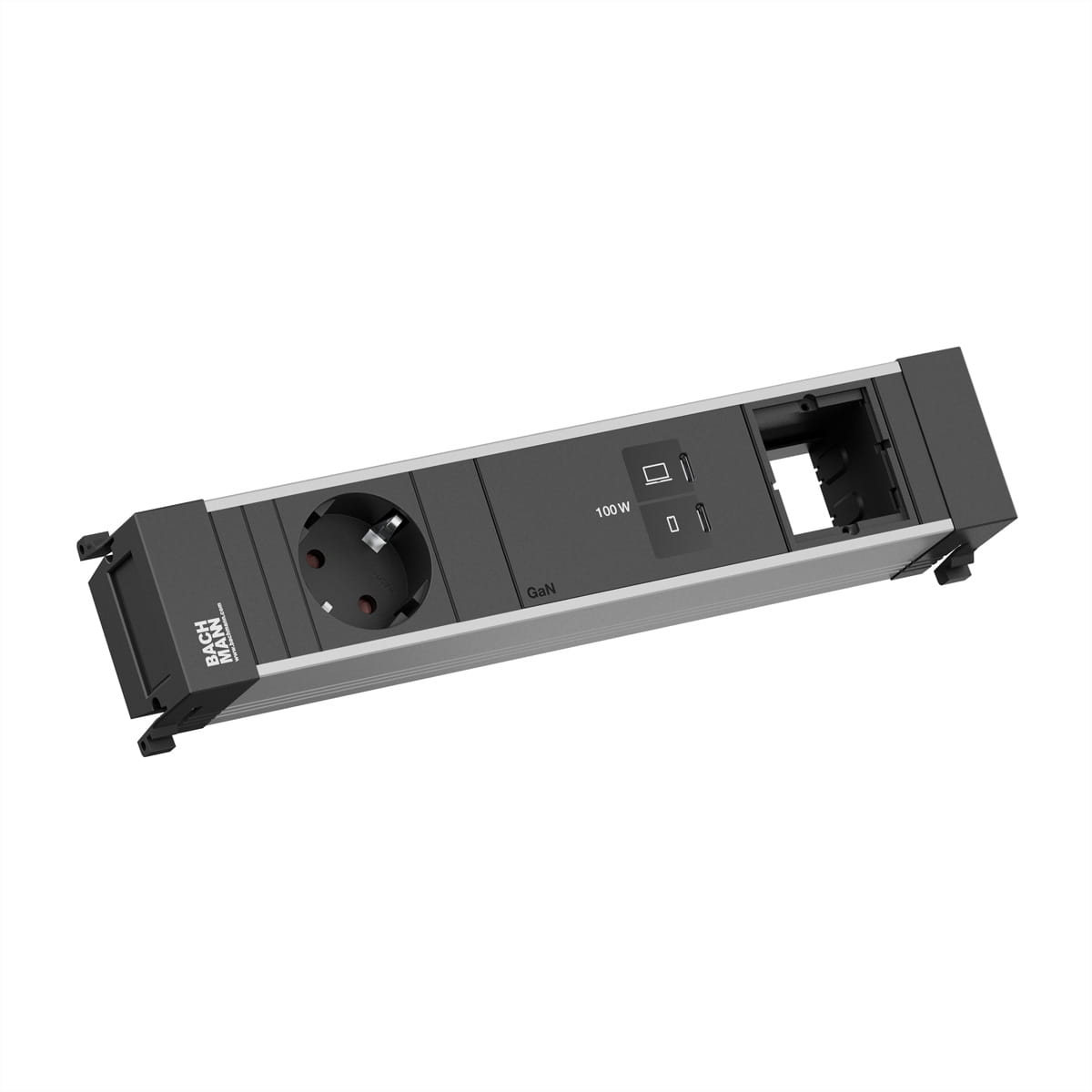 Bachmann Power Frame 1xCEE7/3 1xUSB C/C 100W 1xCM - Zubehör Stromversorgung