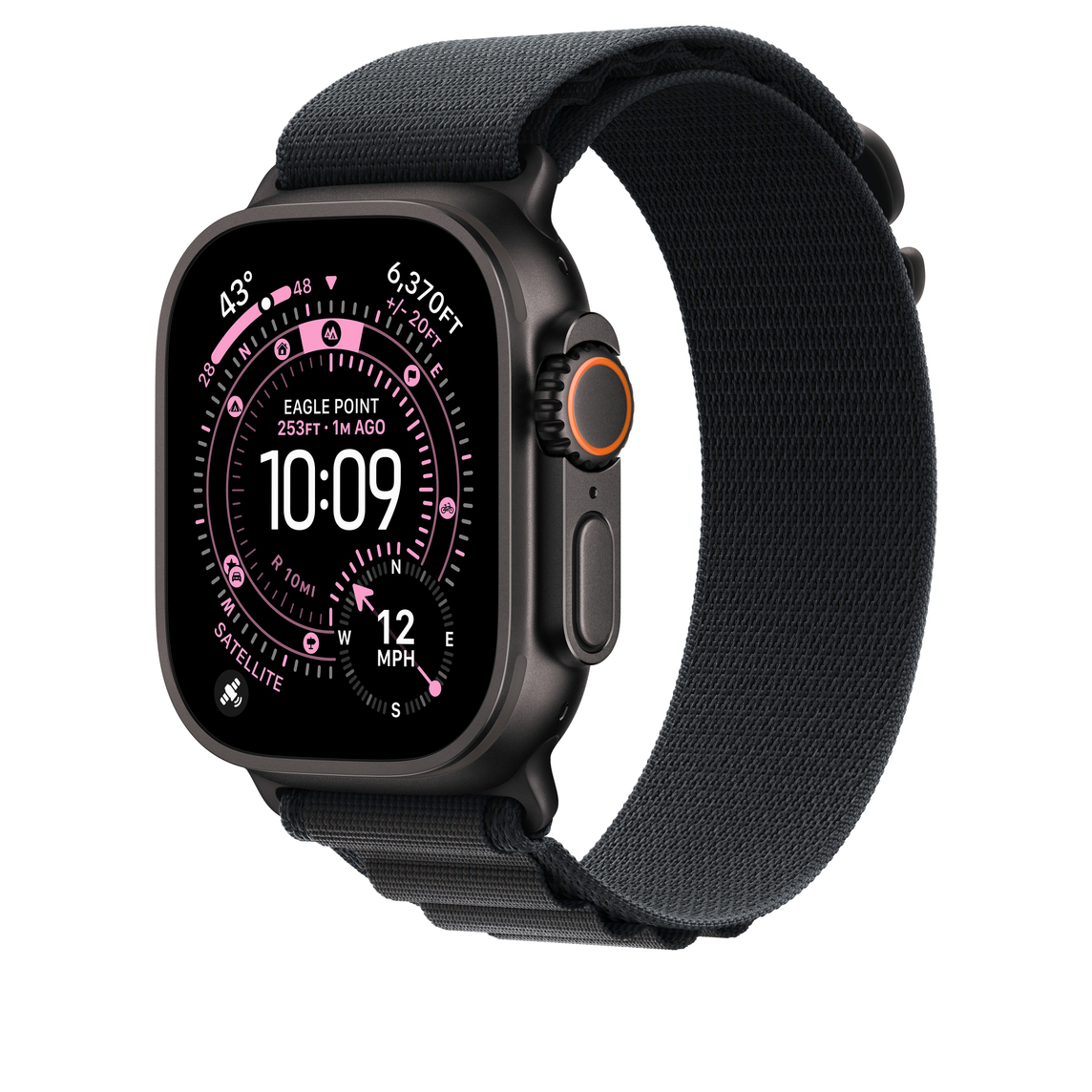Apple Loop für Smartwatch - 49 mm, schwarze