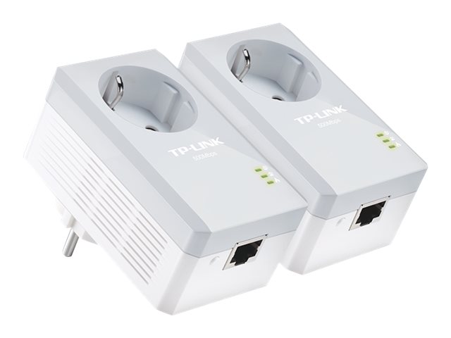 TP-LINK TL-PA4010PKIT AV500+ Powerline Kit with AC Pass Through - Powerline-Adapter-Kit HomePlug AV (HPAV)